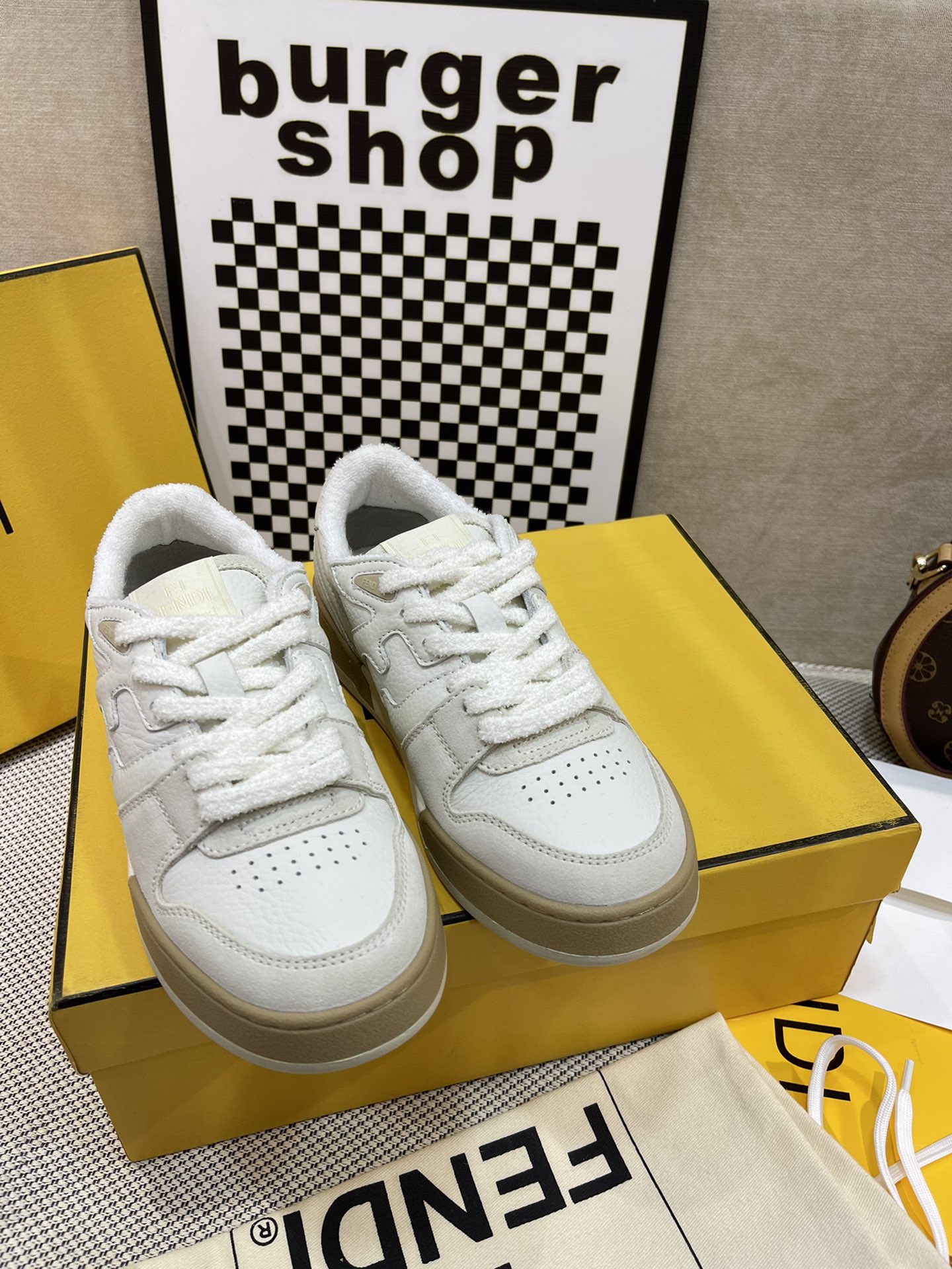 Men Women F*endi Top Sneakers size 35-46