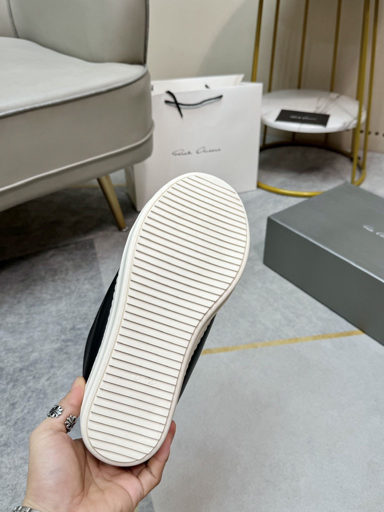 Men Women R*ICK OWENS Top SNEAKERS