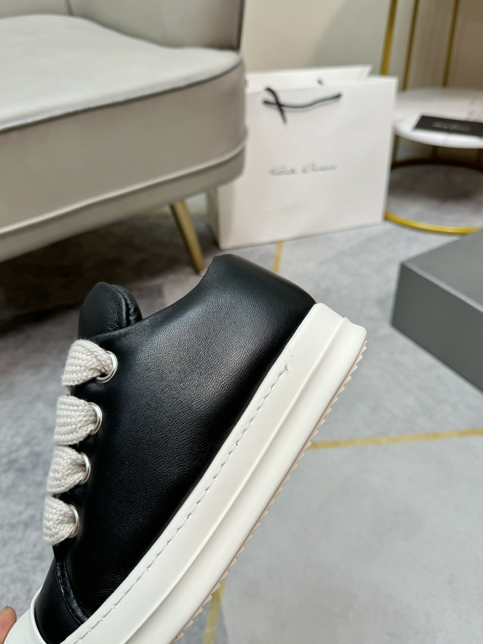 Men Women R*ICK OWENS Top SNEAKERS