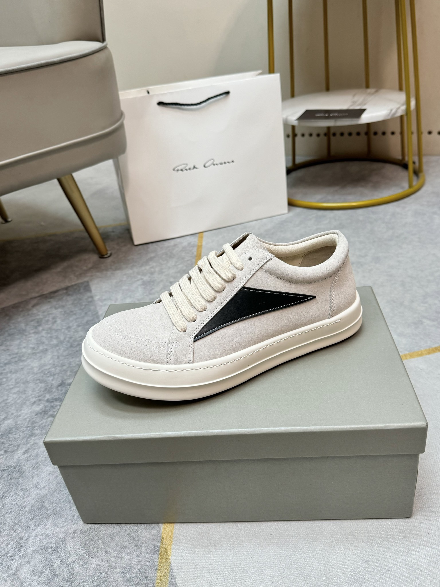 Men Women R*ICK OWENS Top SNEAKERS