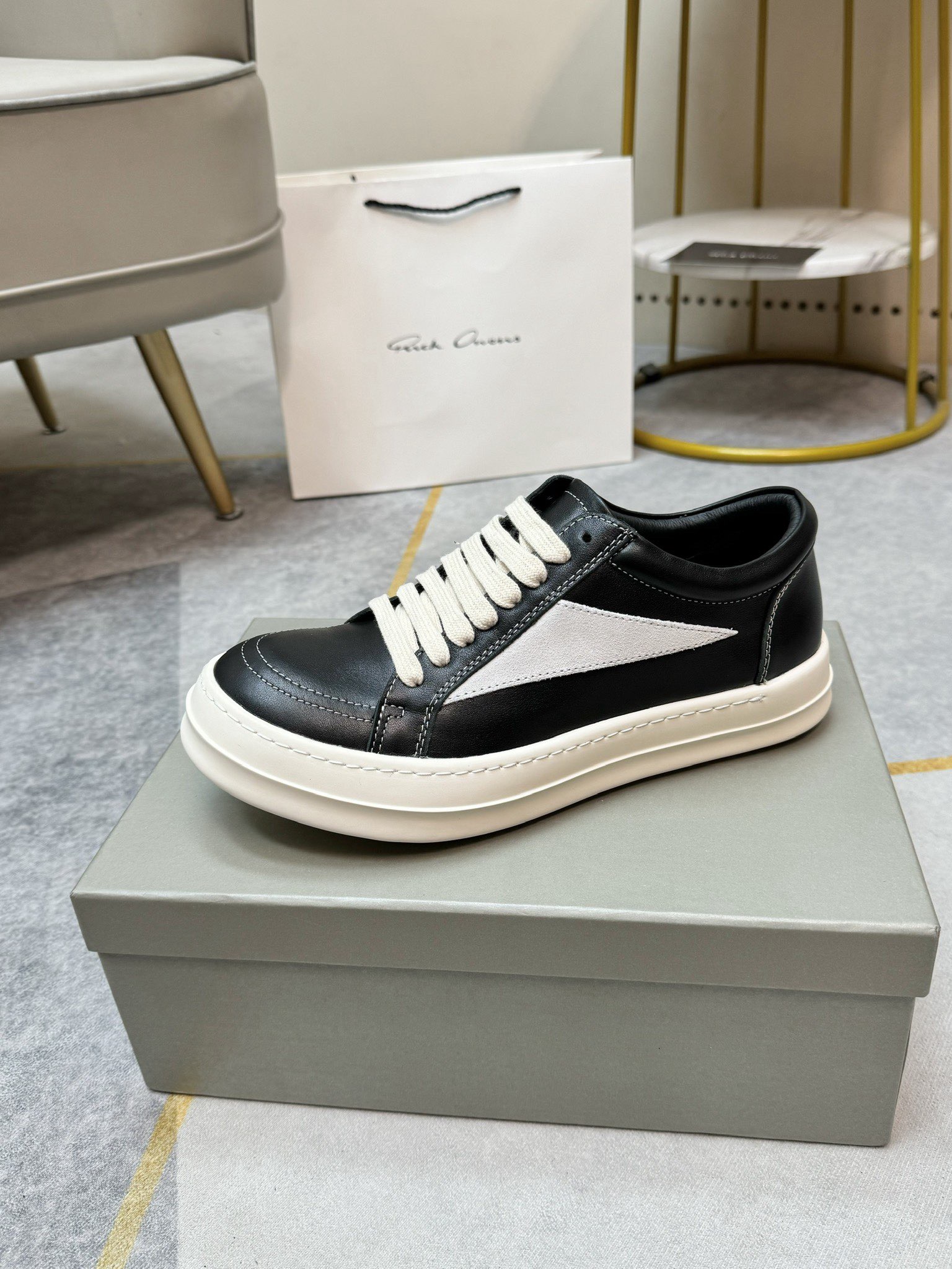 Men Women R*ICK OWENS Top SNEAKERS