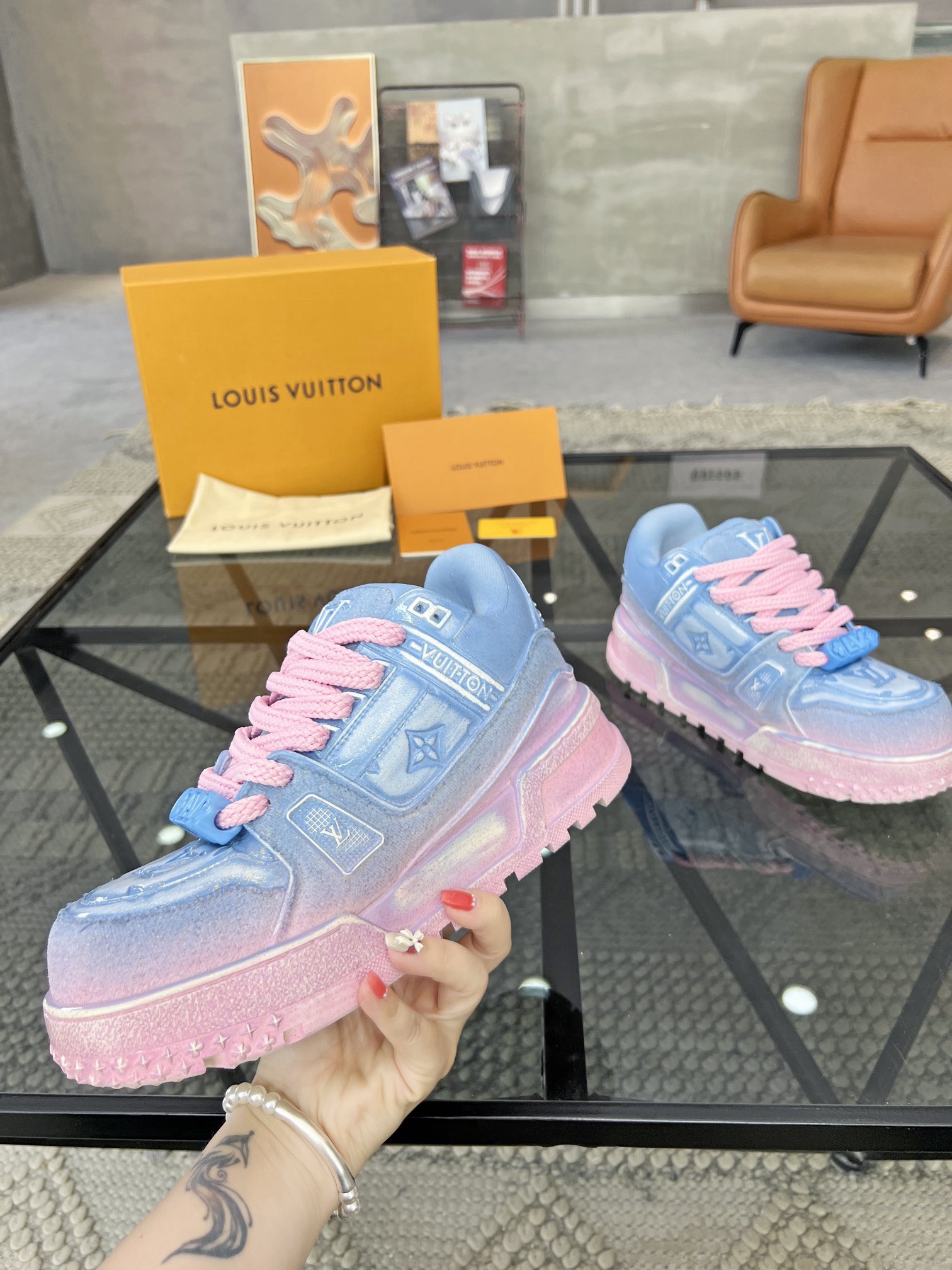 Men L*ouis V*uitton Top Sneaker L*V Shoes