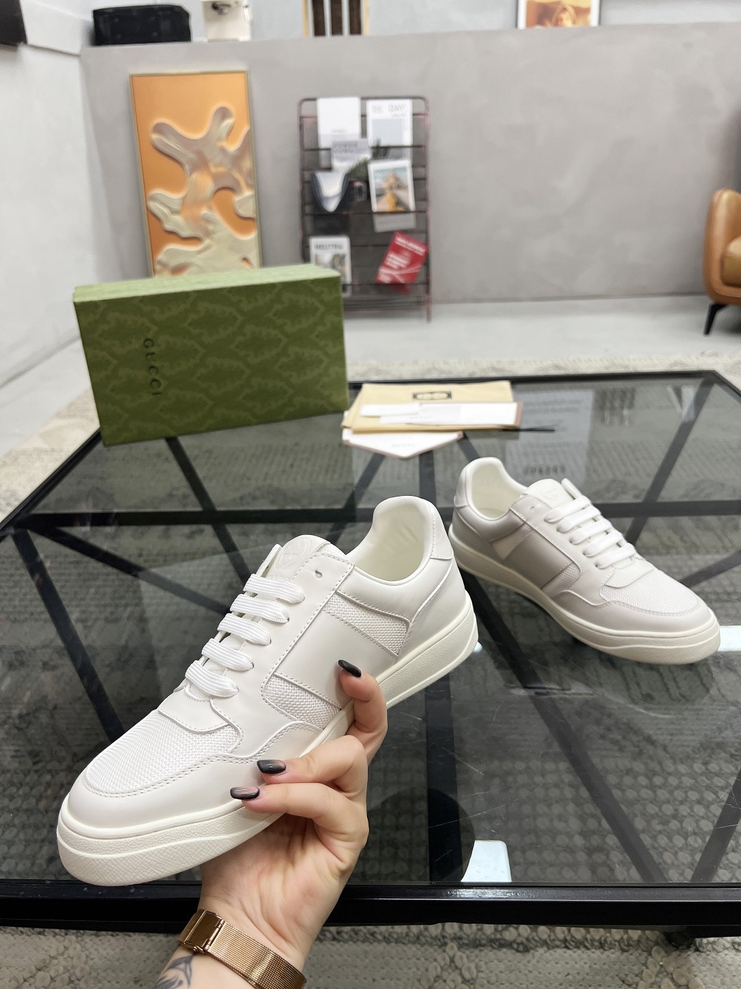 Men Women G*ucci Top quality 1:1 Sneaker size 35-46
