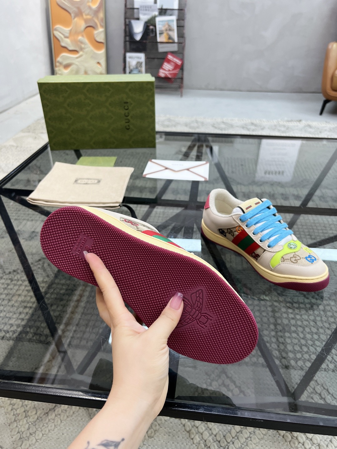 Men Women G*ucci Top quality 1:1 Sneaker size 35-46