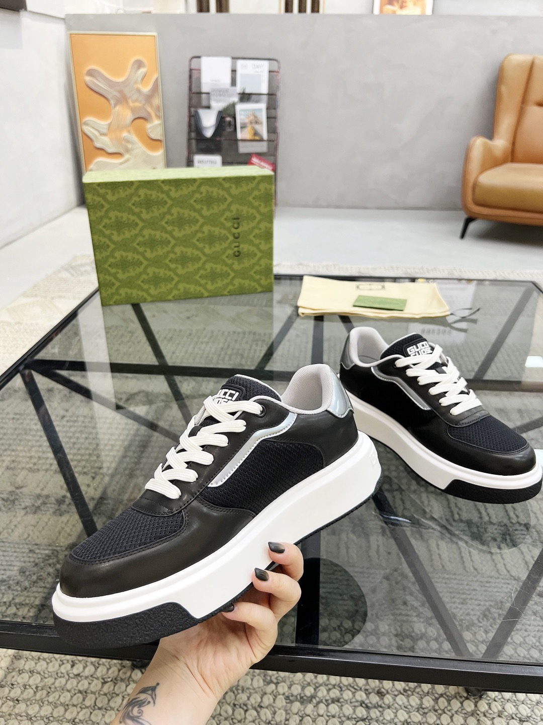 Men Women G*ucci Top quality 1:1 Sneaker size 35-46