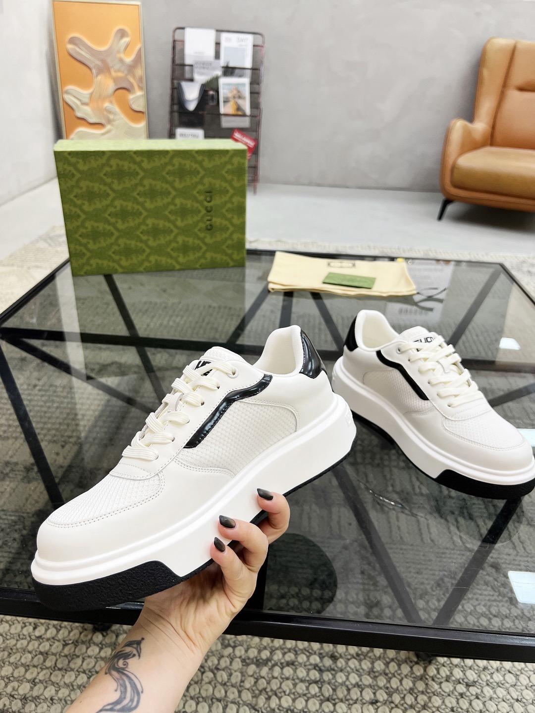 Men Women G*ucci Top quality 1:1 Sneaker size 35-46